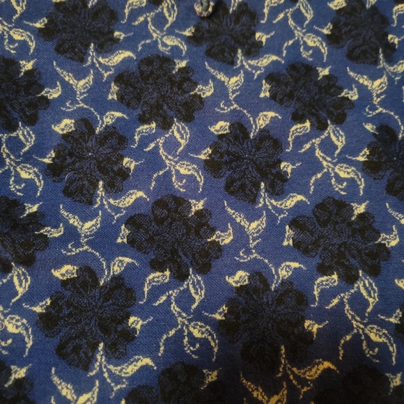 ETIENNE DE PARIS Vintage Floral Wool CropTop Made in France - Picture 9 of 9